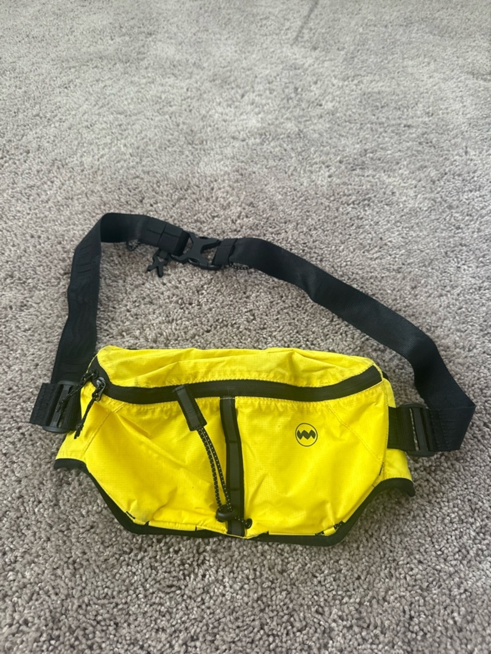 Janji Yellow and Black Multipass Sling Bag
